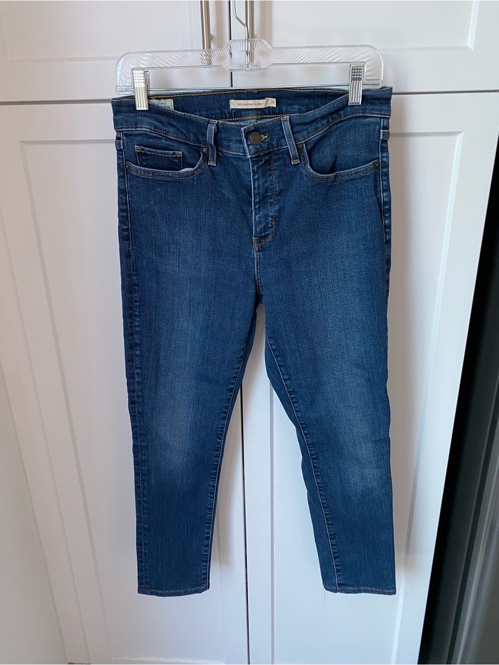 Levi’s womens 311 shaping skinny jeans size 29 blue denim